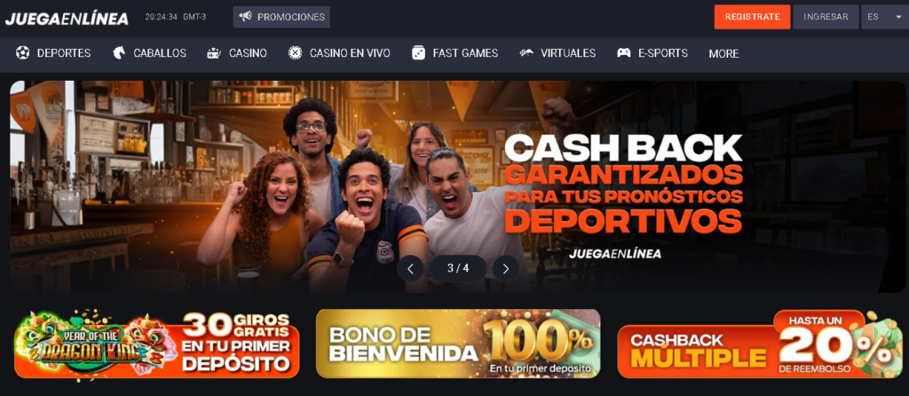 juegaenlinea cashback